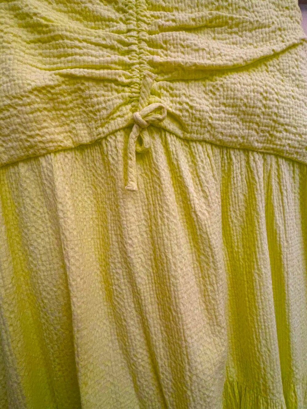 Zara kids yellow summer sun dress for girls Size 13-14. Excellent conditition - Picture 4 of 5